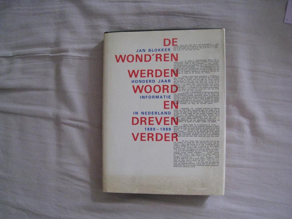 De wond’ren werden woord en dreven verder, Ophalen of Verzenden, 20e eeuw of later, Gelezen, Jan Blokker sr.