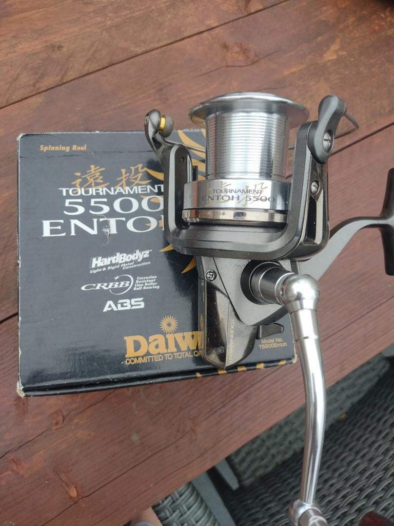3x daiwa tournament entoh 5500, Watersport en Boten, Hengelsport | Karpervissen, Ophalen, Molen