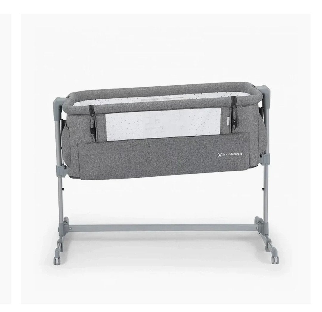 Kinderkraft co sleeper neste up grijs met opbergtas, Kinderen en Baby's, Ophalen, Zo goed als nieuw, Wieg