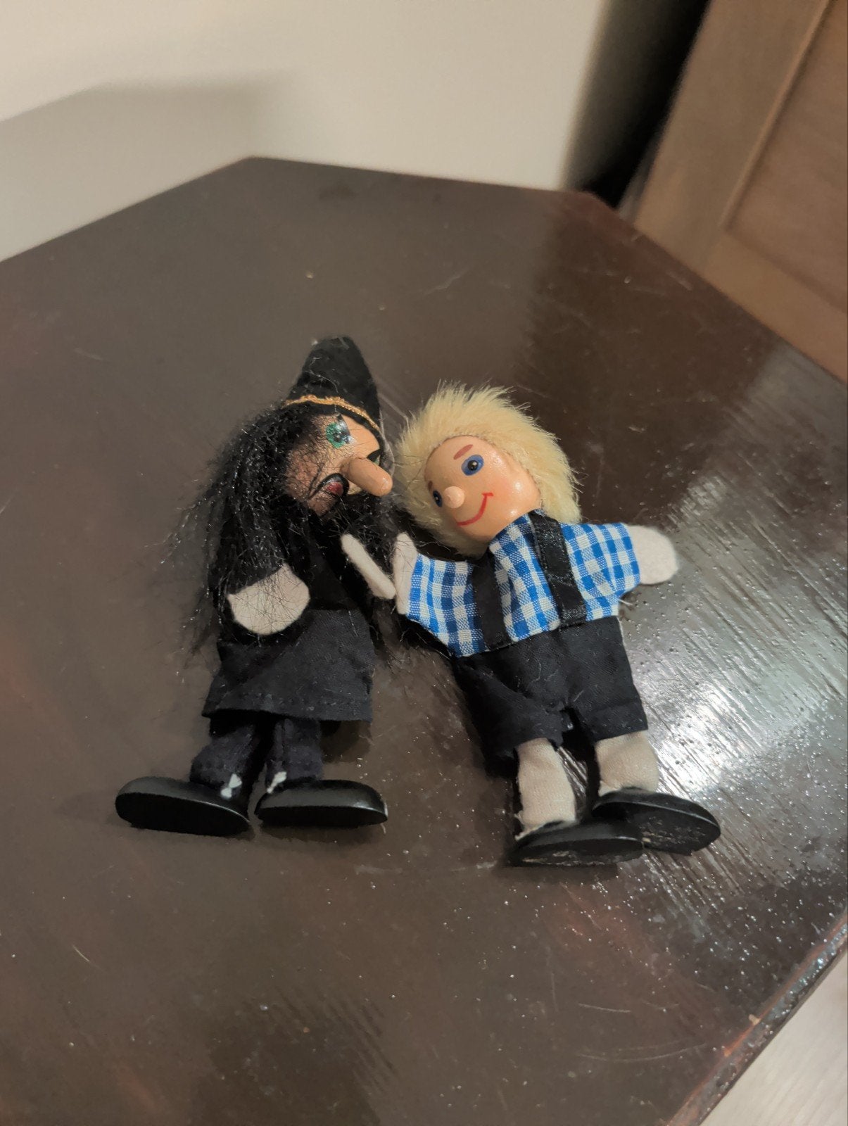 Vintage handpoppen: Heks en Jongen, Verzamelen, Ophalen, Gebruikt, Overige typen