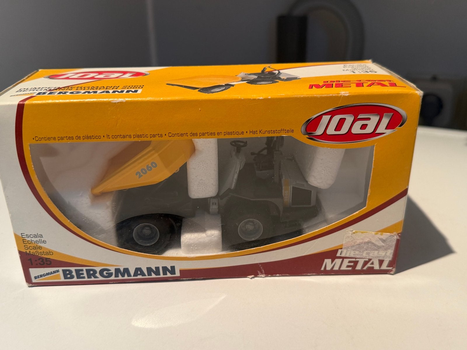 Joal Bergmann Dumper 2060 Die-cast Metal Schaal 1:35, Verzenden, Nieuw, Overige merken