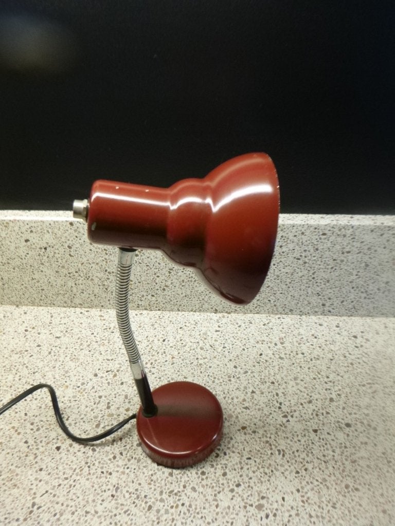 vintage bureaulampje van het merk Herda, Bureaulamp, Gebruikt, Vintage, Metaal