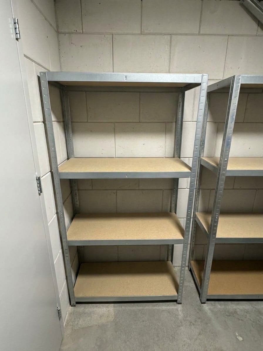 2x Metalen Stellingkast / Metal Shelving 90x40x175, Huis en Inrichting, Ophalen, Gebruikt