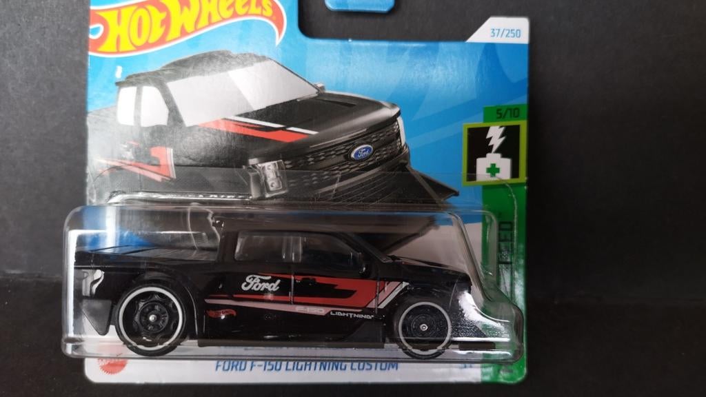 Ford F150 lightning Custom 1:64 3inch Hotwheels Pol, 1186 MJ 1 NL, Auto, Verzenden, Nieuw