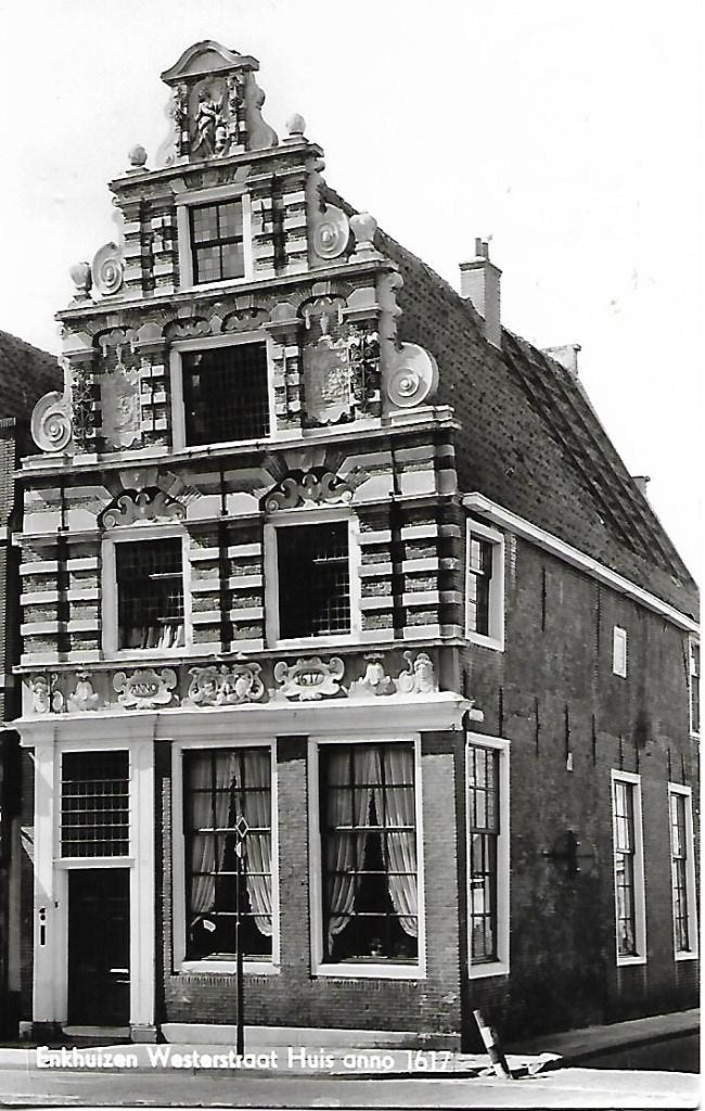 Enkhuizen- -Westerstraat, Huis anno 1617., Verzenden, 1960 tot 1980, Gelopen, Noord-Holland