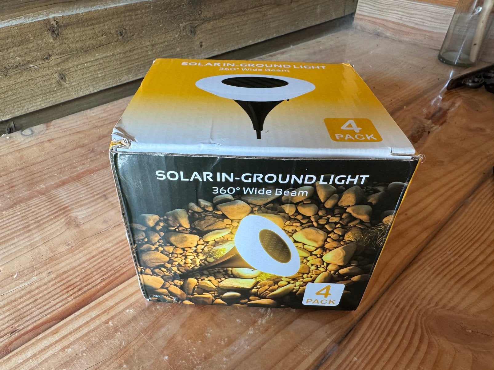 NIEUW 4 stuks Solar Grondverlichting LED Tuinlamp, Zonne-energie, Minder dan 50 watt, Nieuw, Ophalen of Verzenden