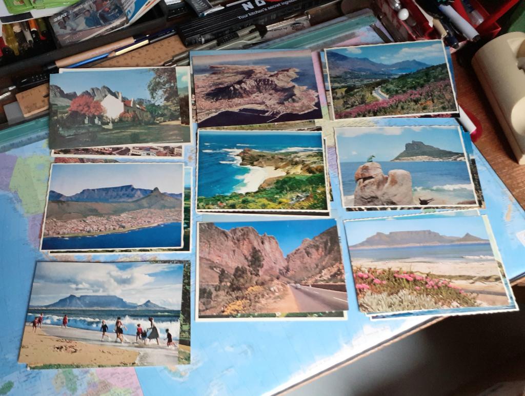30 Kl. Ansichtkaarten Zuid-Afrika,  maar de, Verzenden, 1960 tot 1980