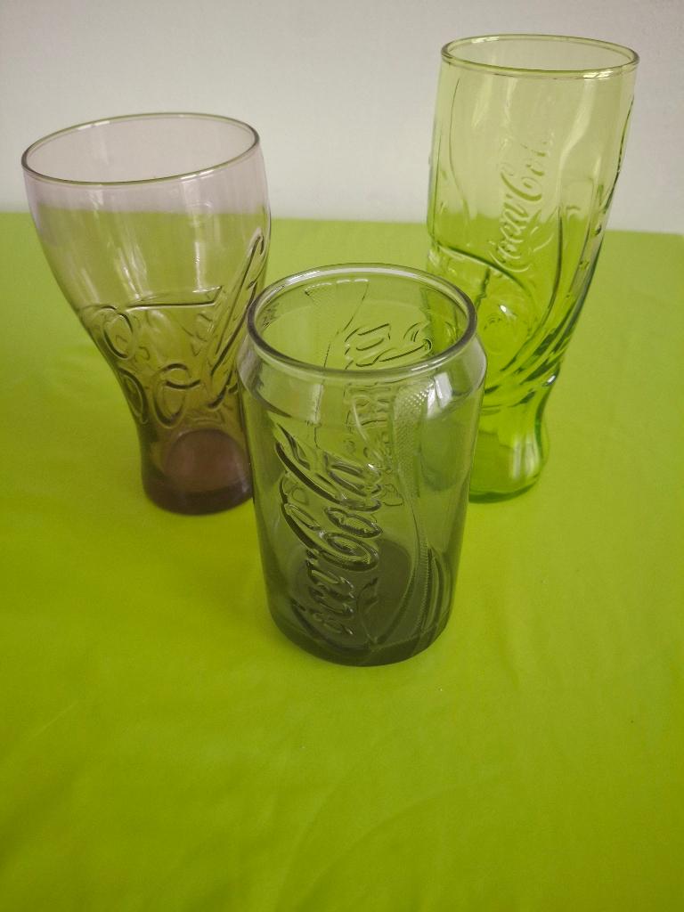 Coca-Cola glazen, Ophalen of Verzenden, Zo goed als nieuw, Frisdrankglas