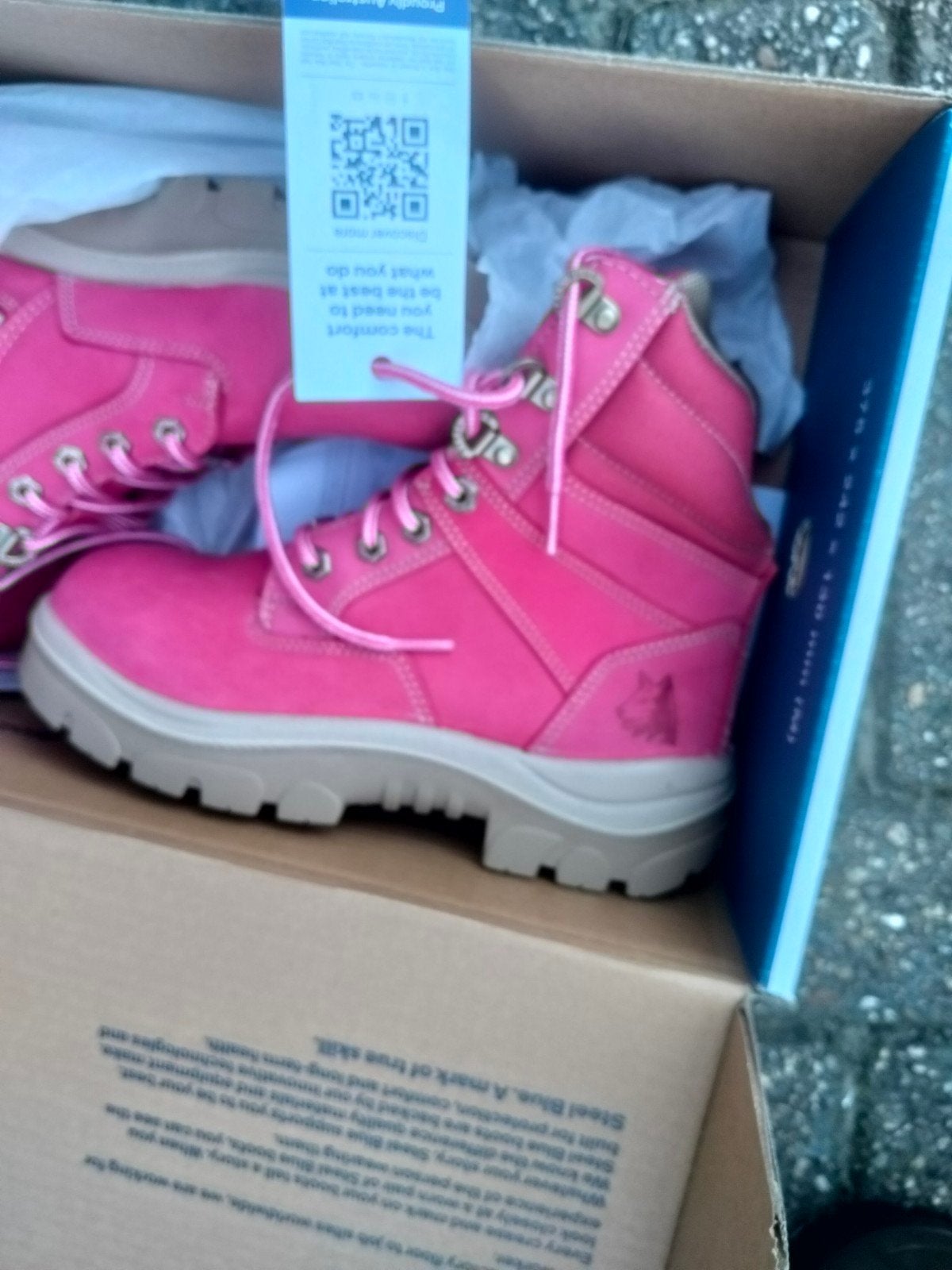 Steel blue werkschoenen, Ophalen, Nieuw, Meisje