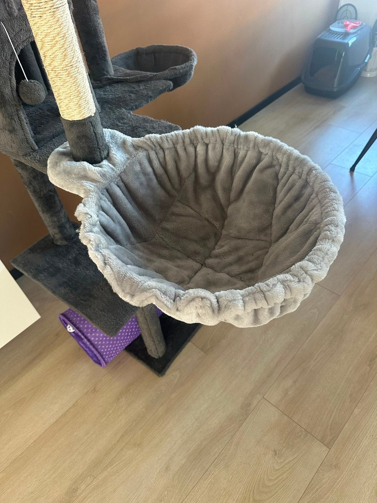 Katten hangmat (grote kat), Ophalen