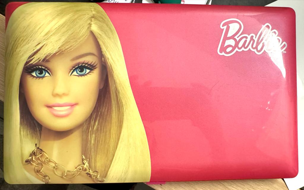 Barbie Educatieve Laptop - Roze Speelgoedcomputer, Ophalen of Verzenden, Gebruikt