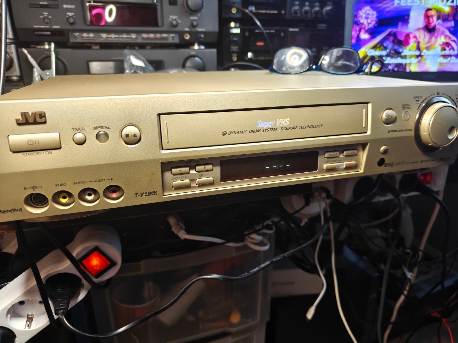 JVC HR-S8600EU S-VHS videorecorder – TBC/NR –, Audio, Tv en Foto, Videospelers, Ophalen of Verzenden