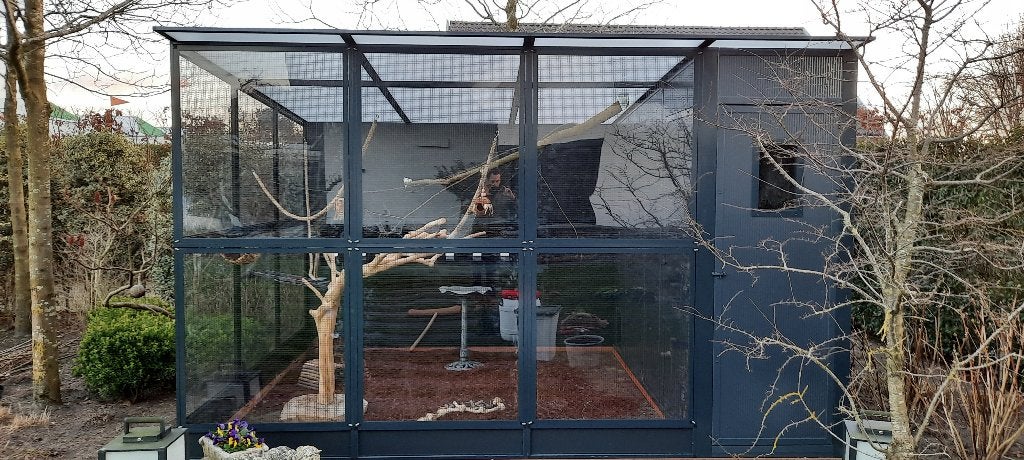 Volière Rijnsburg | Duurzame materialen |Maatwerk, Ophalen of Verzenden, Nieuw, Aluminium, Volière