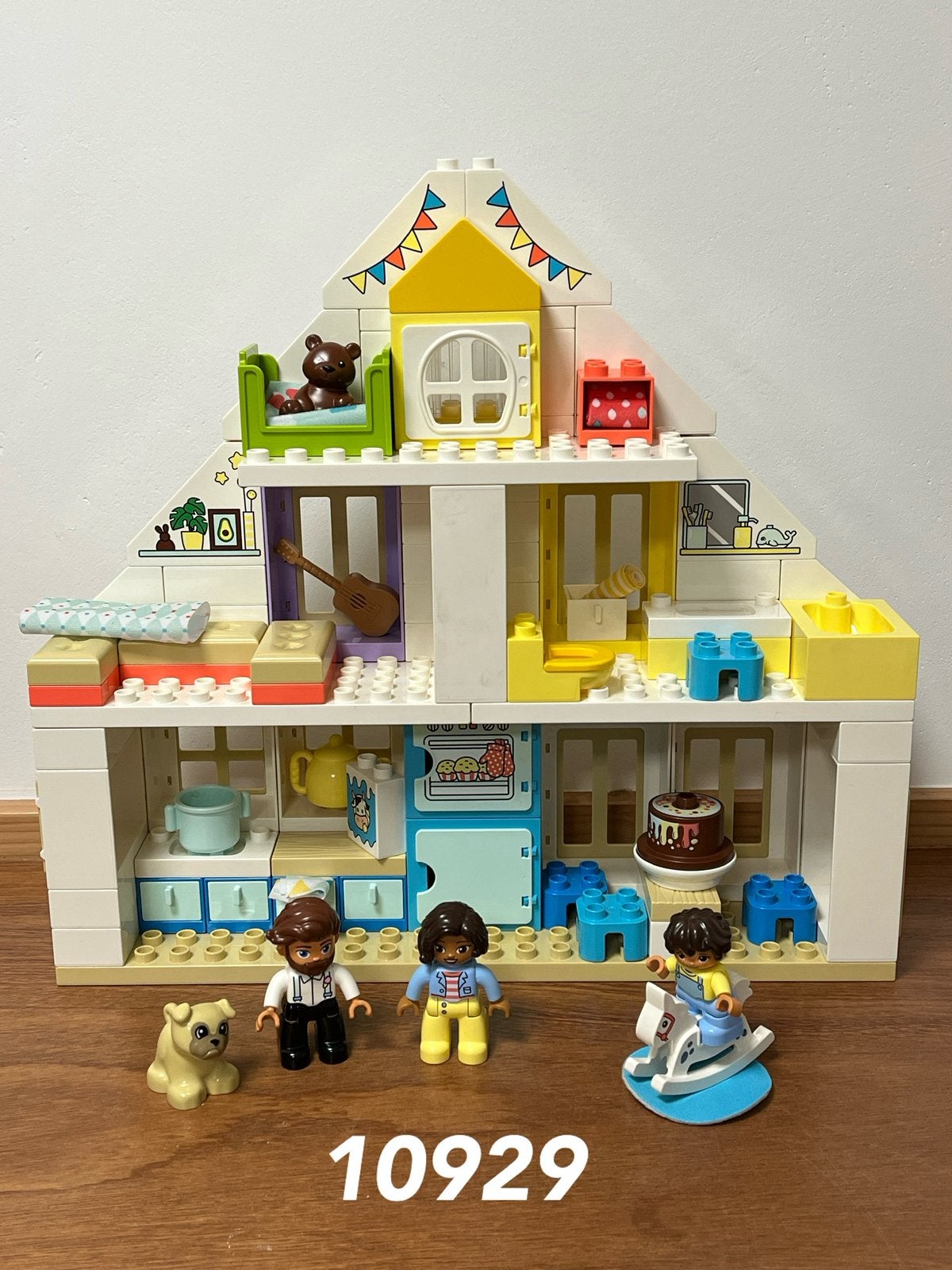 Duplo modulair speelhuis 10929 (incl. Dekentjes) 3, Kinderen en Baby's, Ophalen of Verzenden, Zo goed als nieuw, Complete set