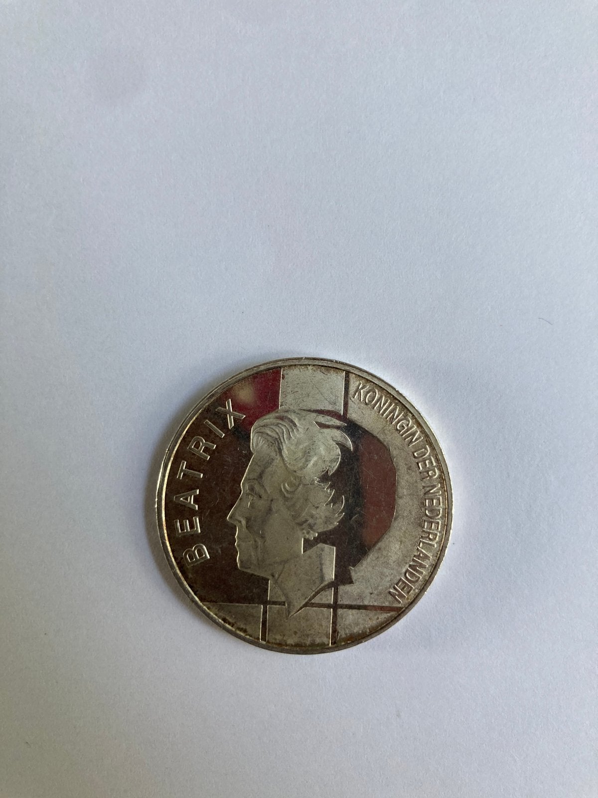 Zilveren tientje, herdenkingsmunt 50 jr Benelux 1944-1994, Ophalen of Verzenden, Koningin Beatrix, 10 gulden, Zilver