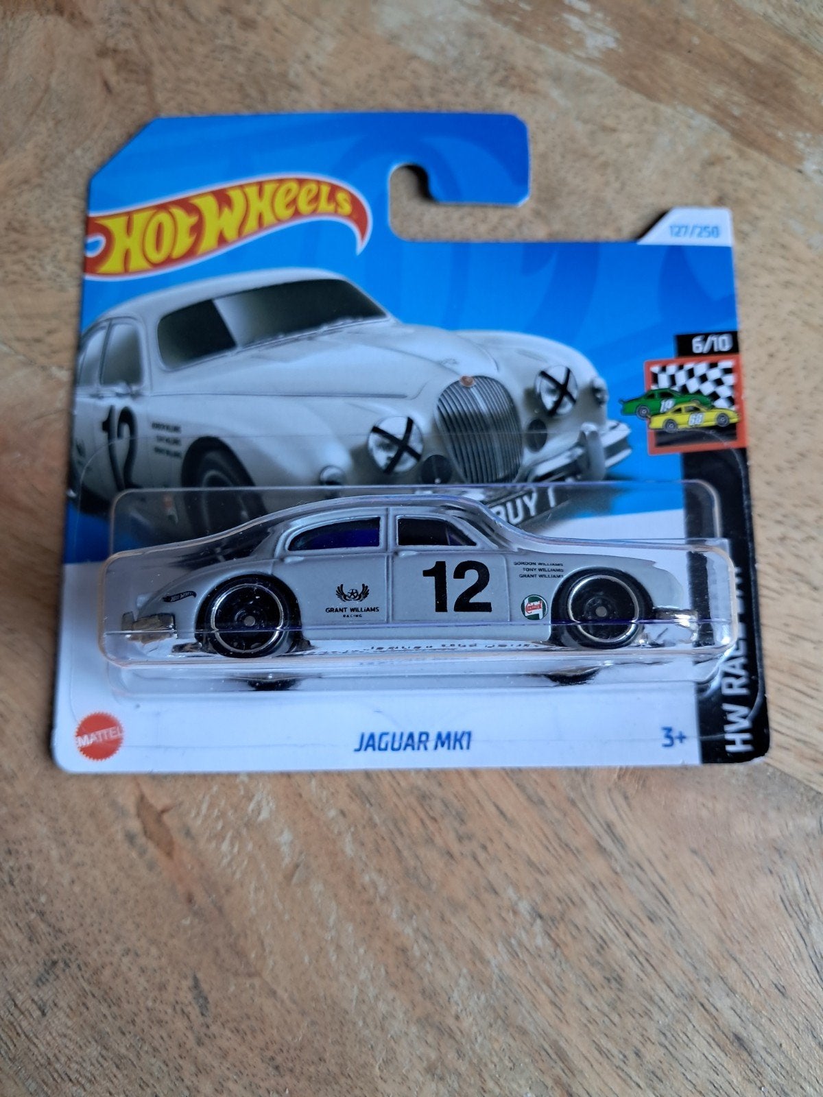 Hot Wheels Jaguar MK1 grijs nieuw in verpakking, Ophalen of Verzenden, Nieuw, Auto
