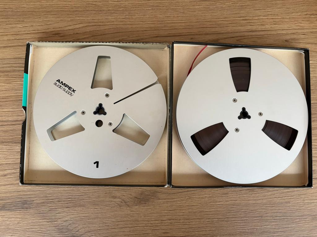 2 metalen bandrecorder spoelen, Ophalen of Verzenden, Onderdeel
