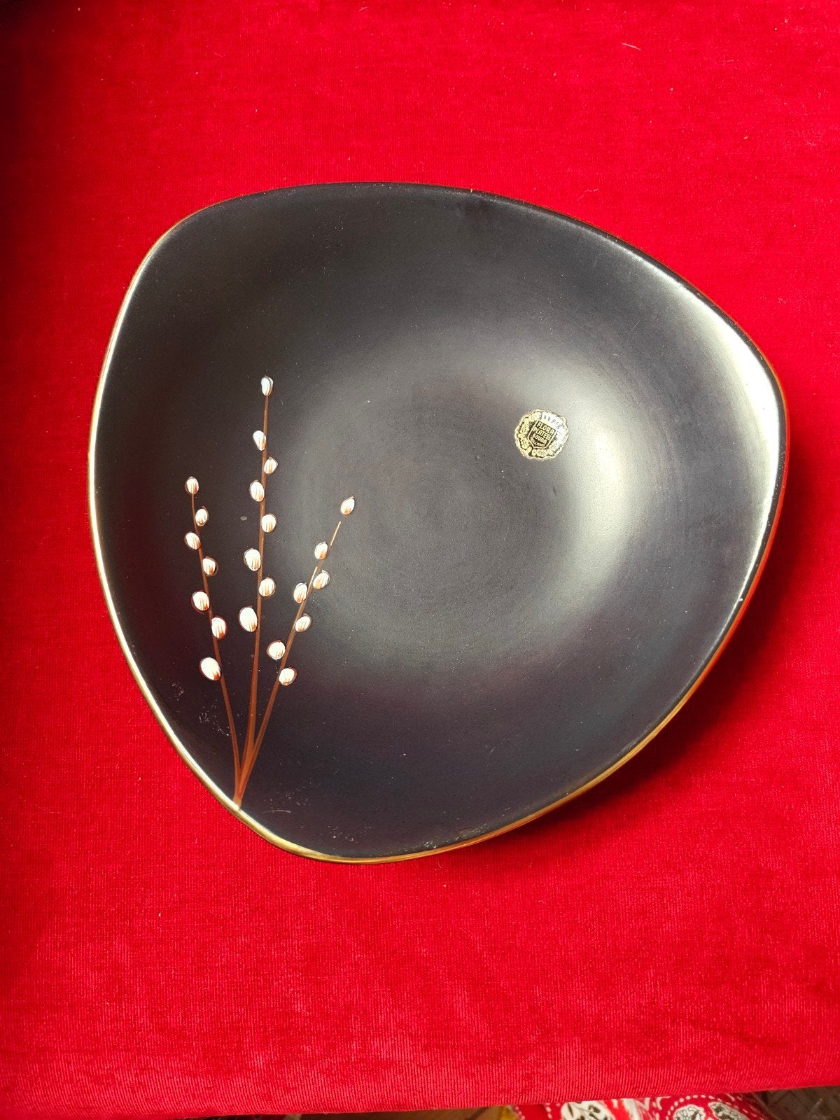Schaaltje Flora - Gouda- Jaren 50, Antiek en Kunst, Antiek | Keramiek en Aardewerk, Ophalen of Verzenden