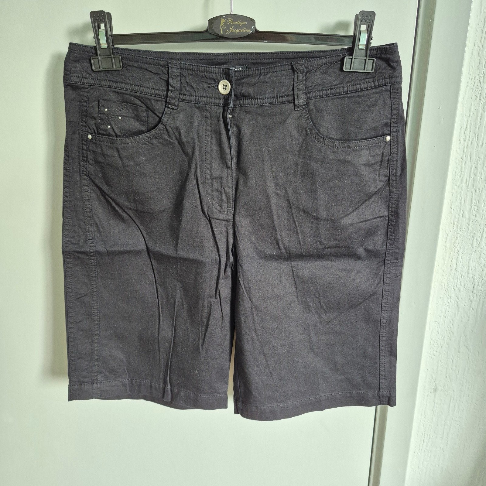 BRANDTEX zwarte dames korte broek maat 38, zgan, Kleding | Dames, Maat 38/40 (M), Kort, Zwart, BRANDTEX