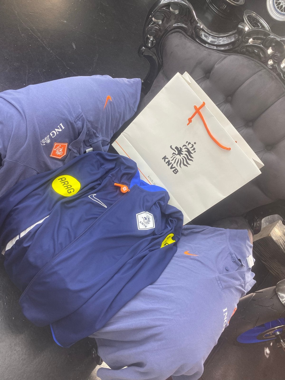 KNVB Oranje Scheidsrechters Polo's en Vest - Fan/Verzamelaar, Kleding | Heren, Nieuw, Ophalen of Verzenden, Voetbal, Overige maten