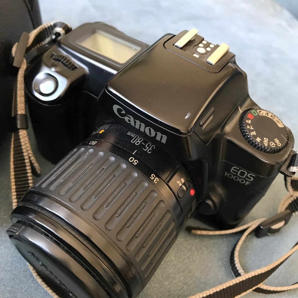 Camera canon Eos 1000F, Audio, Tv en Foto, Fotocamera's Analoog, Ophalen of Verzenden, Gebruikt, Spiegelreflex, Canon