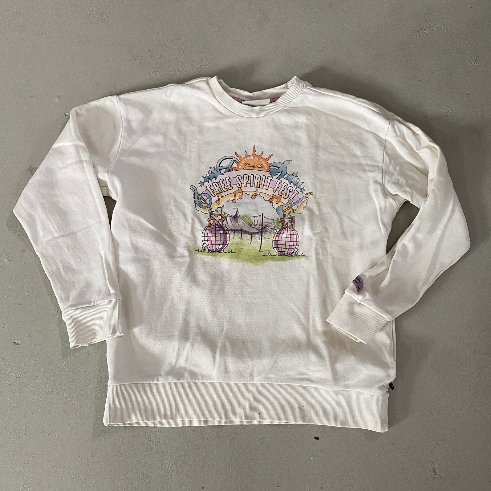 Mooie sweater van Scotch & Soda maat 14, Verzenden, Zo goed als nieuw, Meisje, Trui of Vest