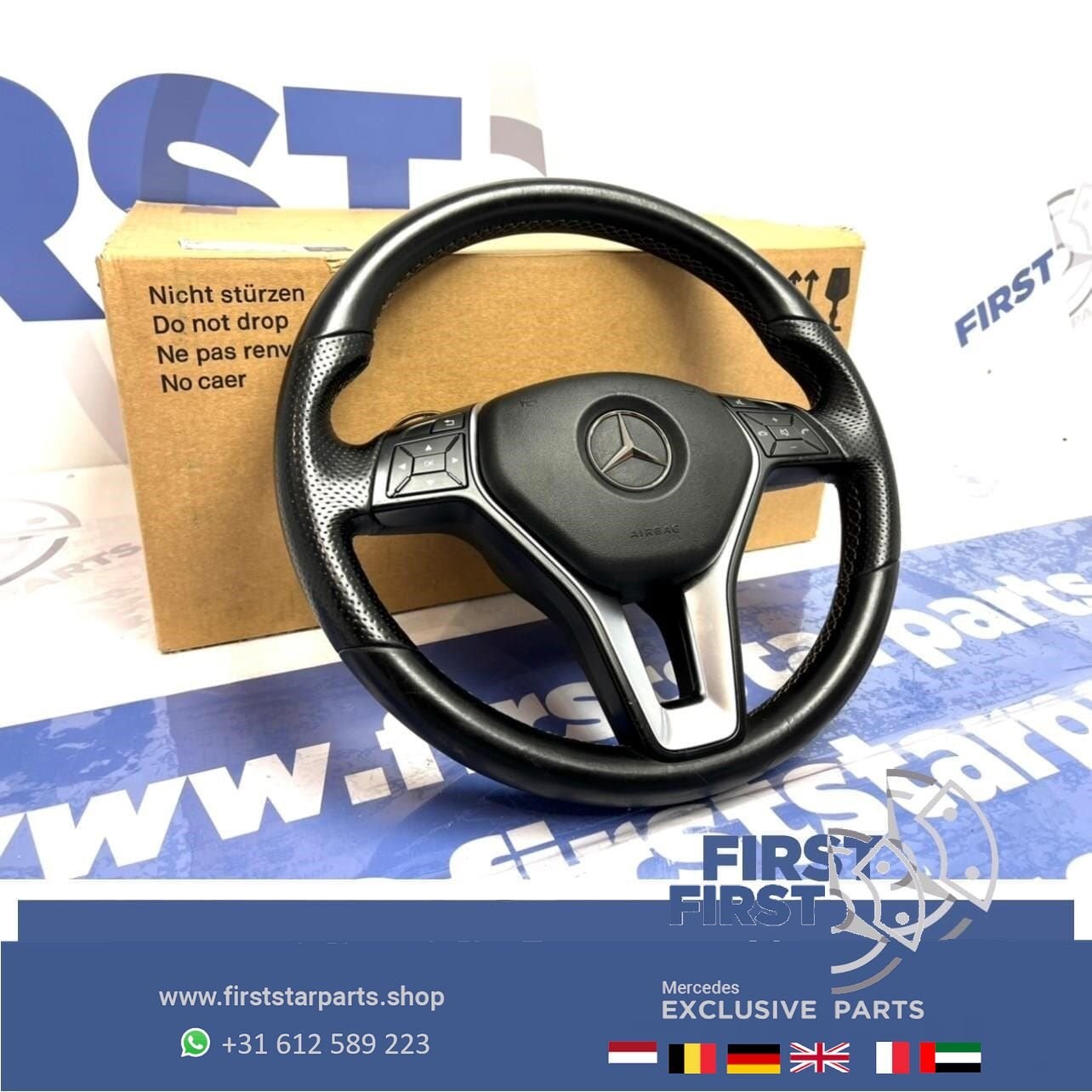 Origineel FACELIFT 2012 STUUR Mercedes W204 W207 W212 X204 W, Gebruikt, -, Ophalen of Verzenden, -