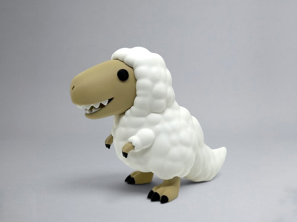 Shee‑Rex – Cute Dino Sheep Hybrid Figurine – 17 cm, Verzamelen, Ophalen of Verzenden, Nieuw, Fantasy