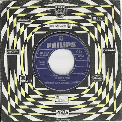 DUO K. SCHRIEBL & J. HUPPERTS  1967  MOOIE TOPPIRAAT !!H1163, Ophalen of Verzenden, Gebruikt, 7 inch