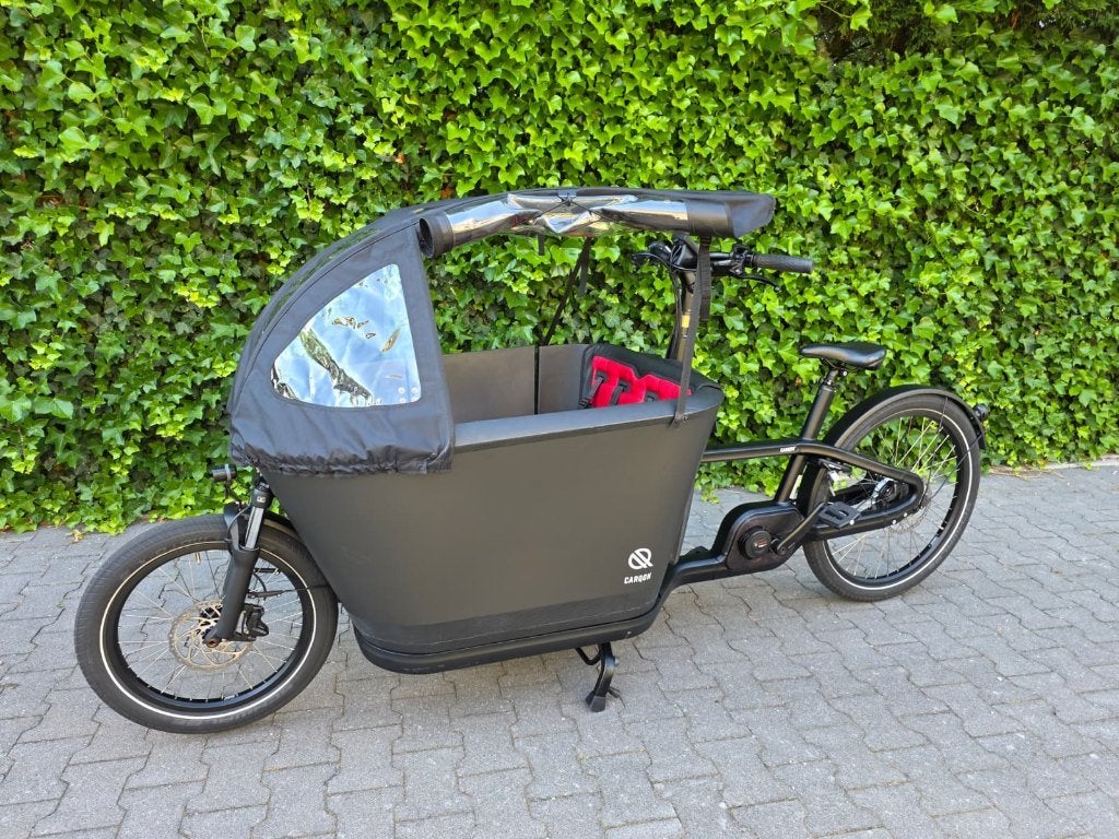 Carqon Classic bakfiets 128 km Bosch Carqo urban arrow, Fietsen en Brommers, Fietsen | Bakfietsen, Gebruikt, Overige merken, 2 kinderen