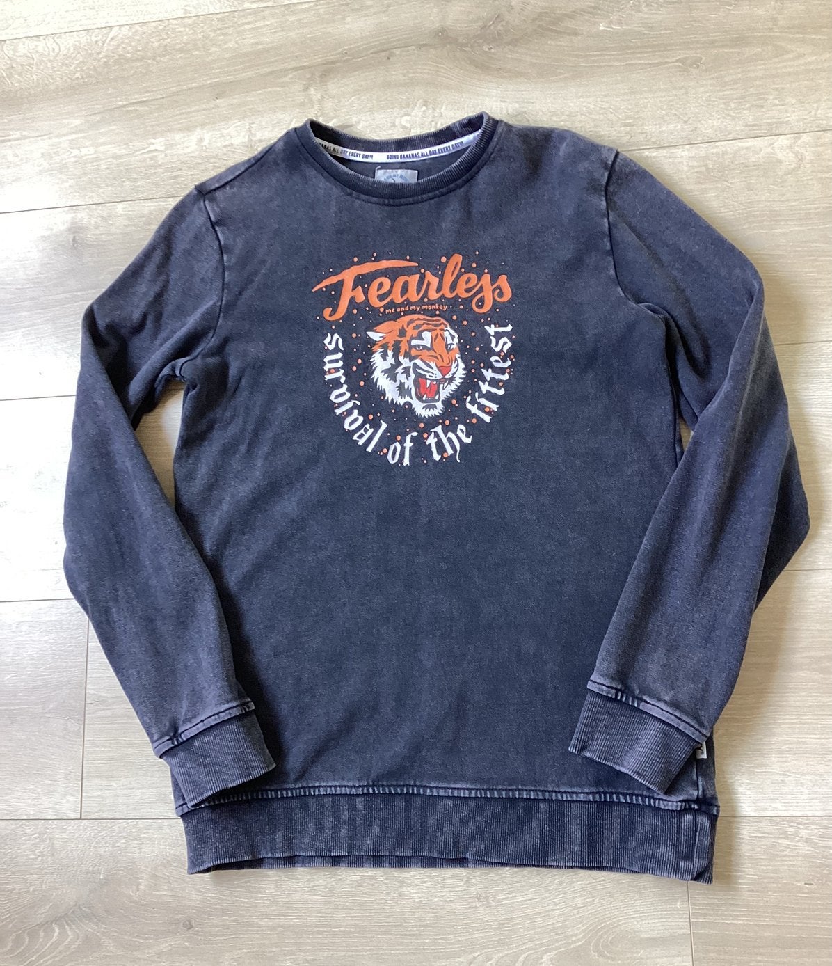 Sweater trui tijger Me and my Monkey maat 164/170 Nieuwstaat, Ophalen of Verzenden, Zo goed als nieuw, Meisje, Trui of Vest