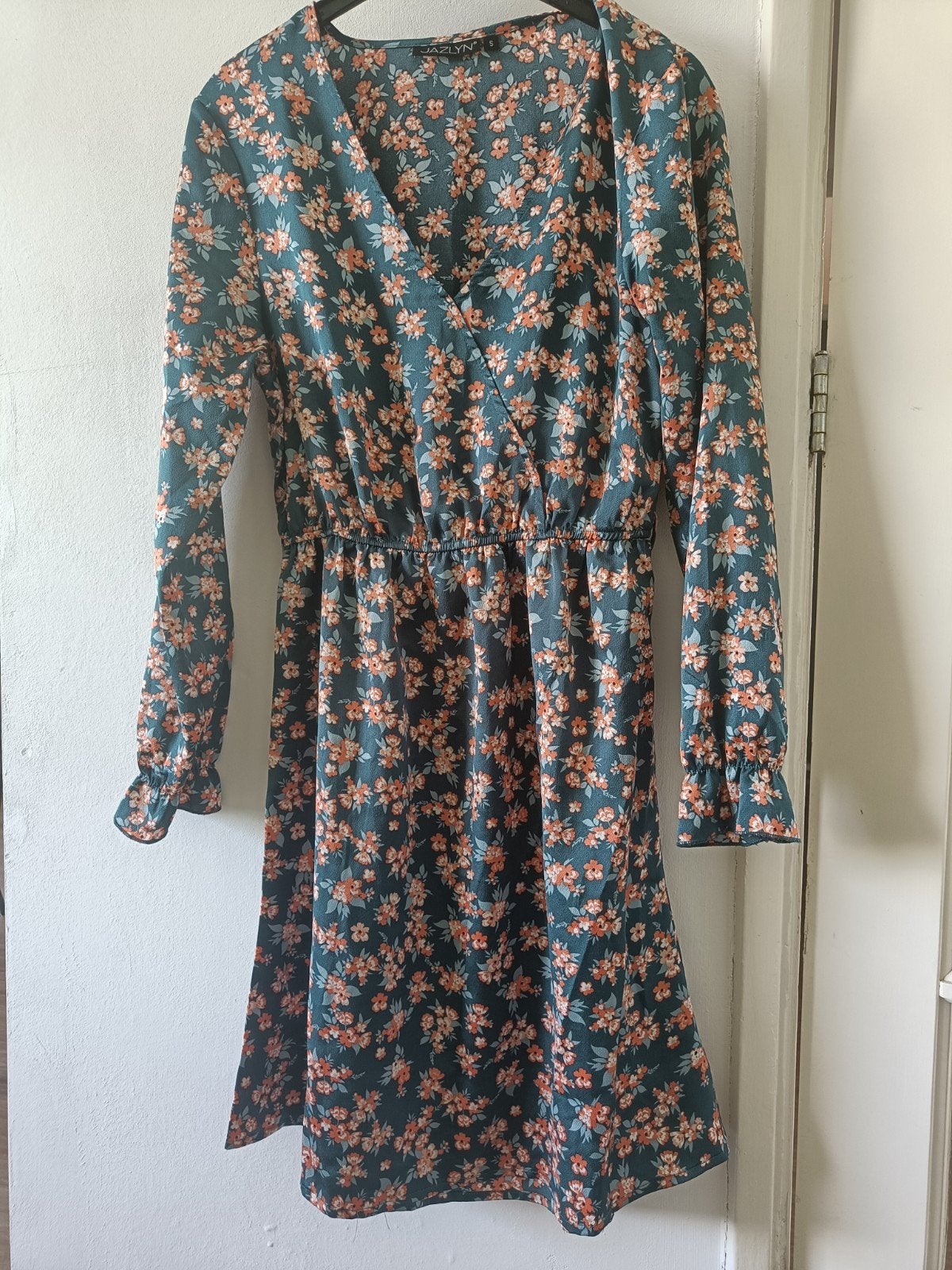 Zomerse bloemen jurk van soepel stof maat S, Jazlyn, Meerkleurig, Ophalen of Verzenden, Zo goed als nieuw
