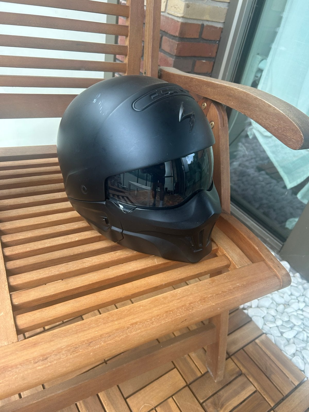 Scorpion motorhelm maat L - Gebruikt, goede staat, Overige merken, L, Tweedehands, Overige typen
