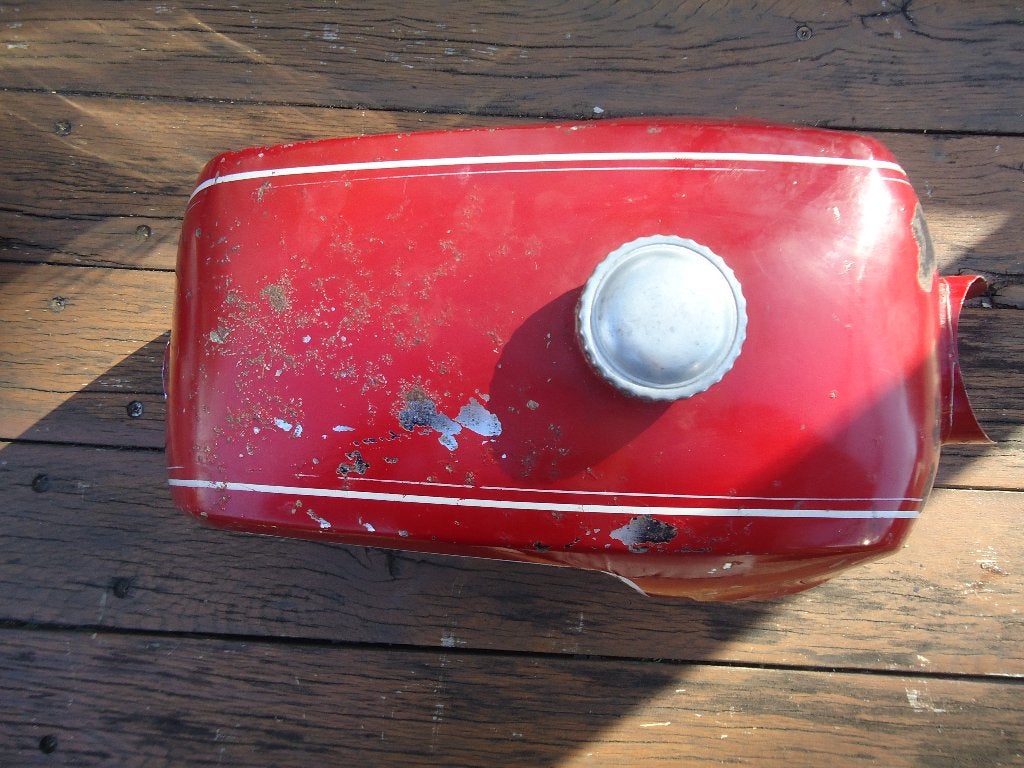 Grote DKW 139 159 TS RT tank + dop in goede gebruikte staat., Verzenden, Gebruikt, Tank