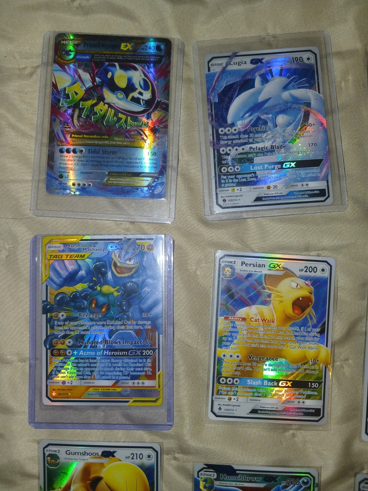 Pokémon kaarten collectie - VMAX, EX, GX, Tag Team, Foil, Ophalen of Verzenden, Zo goed als nieuw, Meerdere kaarten, Foil