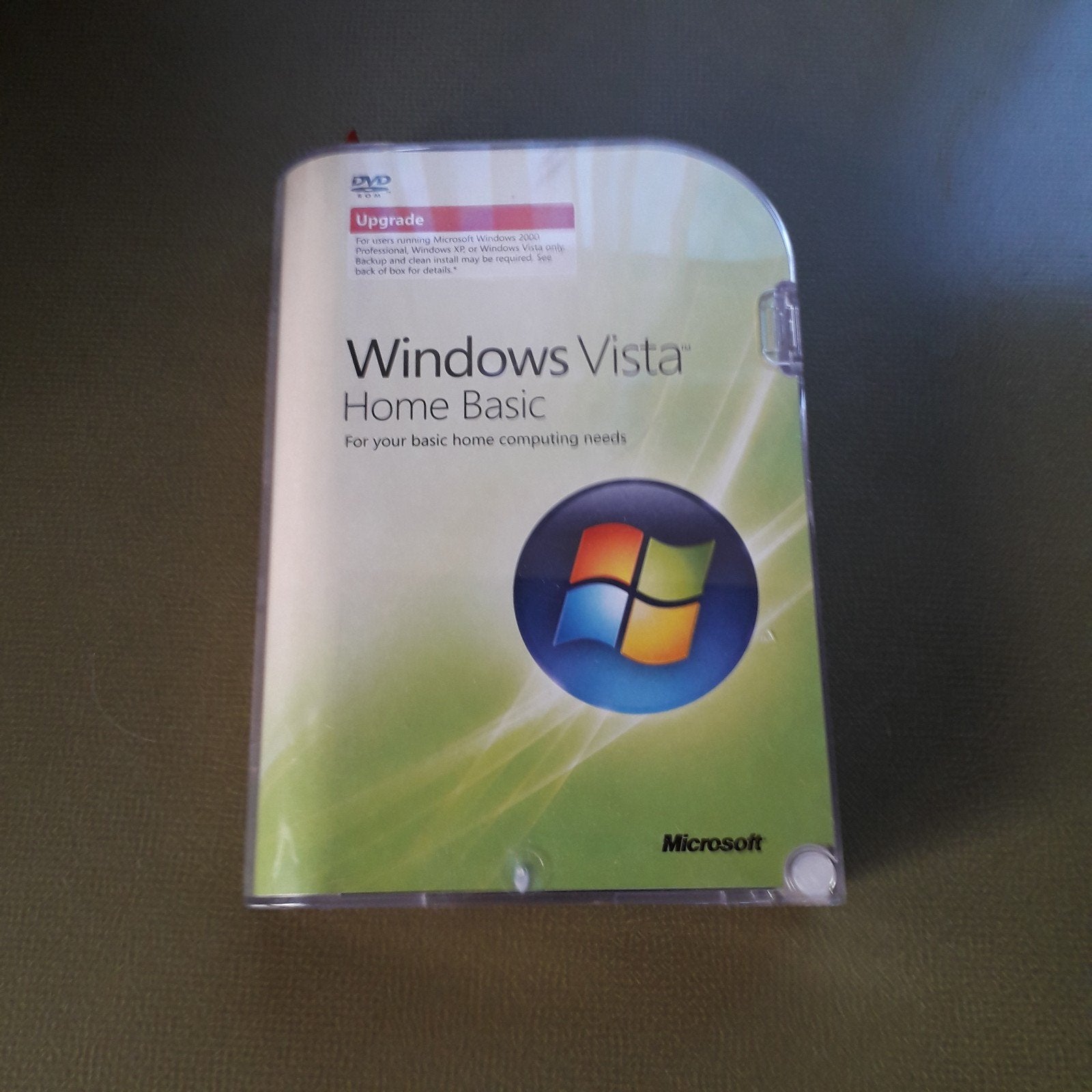 Windows Vista Home Basic Upgrade DVD - 32-bit Software, Ophalen, Gebruikt, Windows