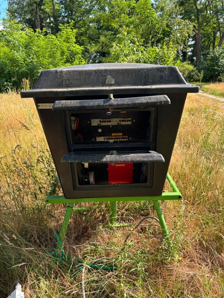 BOS Elektro 63A  Bouwmeterkast, Doe-het-zelf en Verbouw, Elektra en Kabels, Gebruikt, Groepenkast, Bos, Ophalen