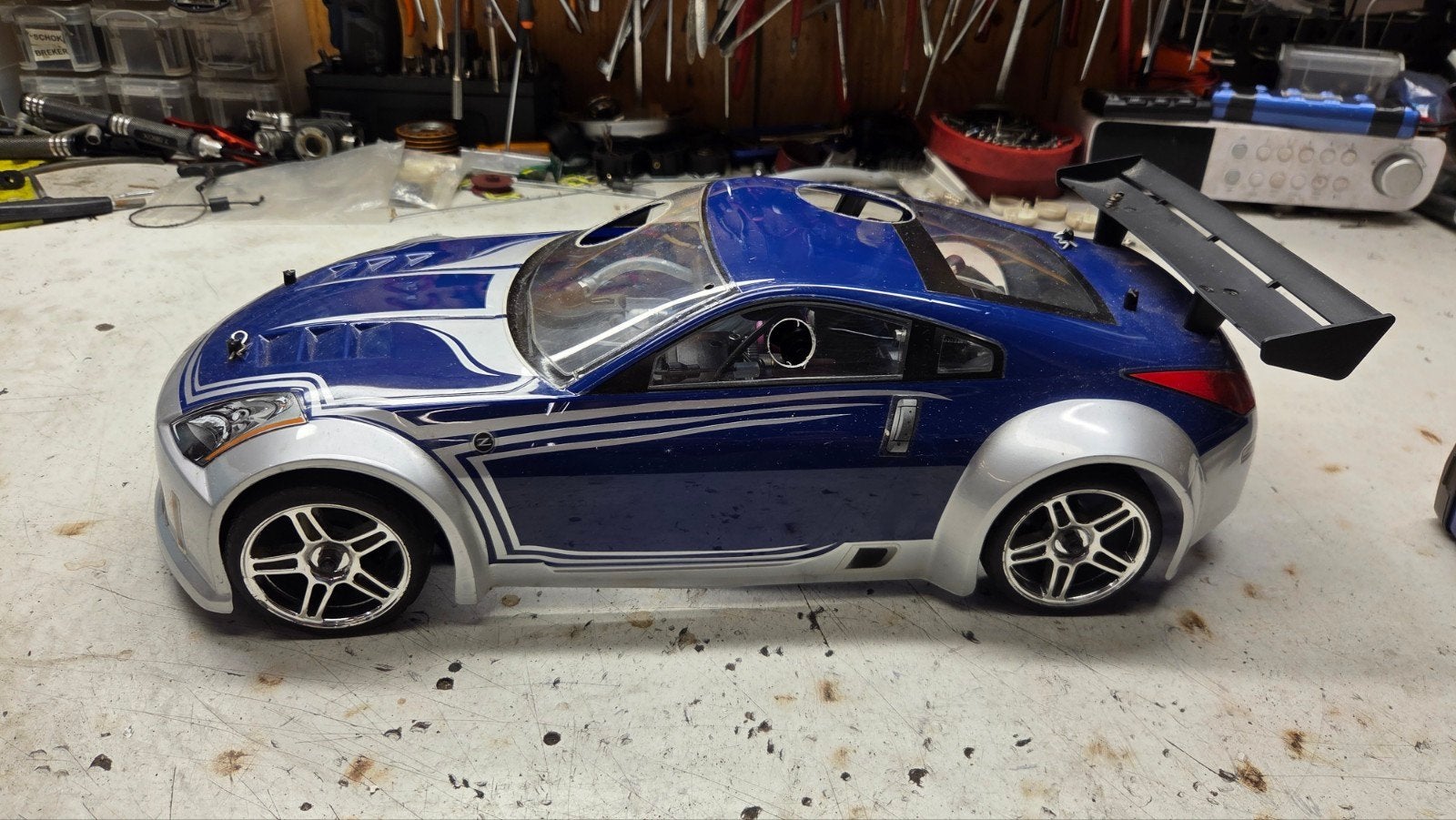 Te koop super mooie hsp, Hobby en Vrije tijd, Gebruikt, Auto offroad, Ophalen of Verzenden, Schaal 1:10