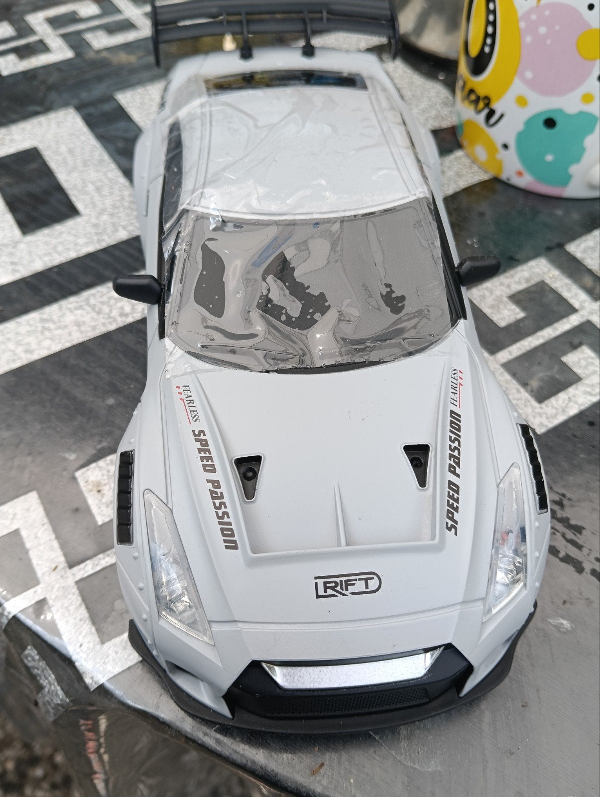 RC Drift Auto Mayzeelay Dirft RC - Inclusief 4 pionnen, Elektro, Gebruikt, Ophalen of Verzenden, Auto onroad