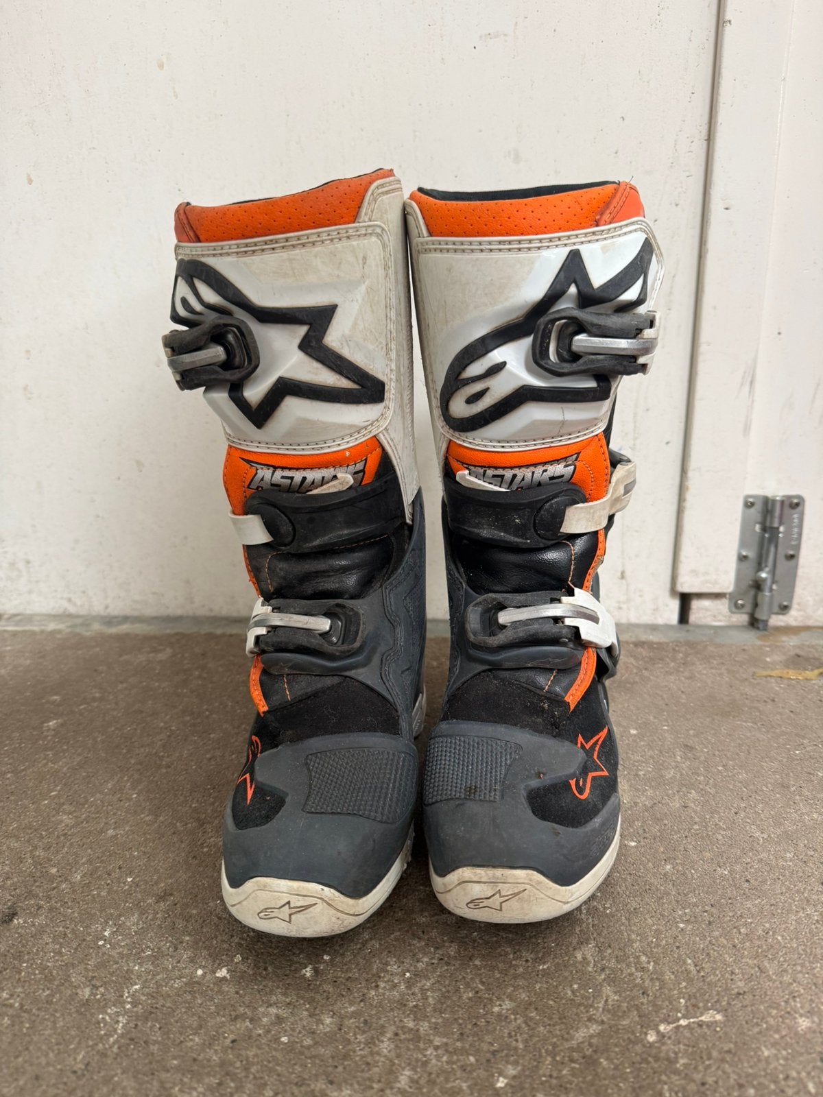Alpinestars Crosslaarzen Tech 7S & Tech 3S | los en als set, Motoren, Ophalen of Verzenden, Tweedehands, Kinderen, Laarzen