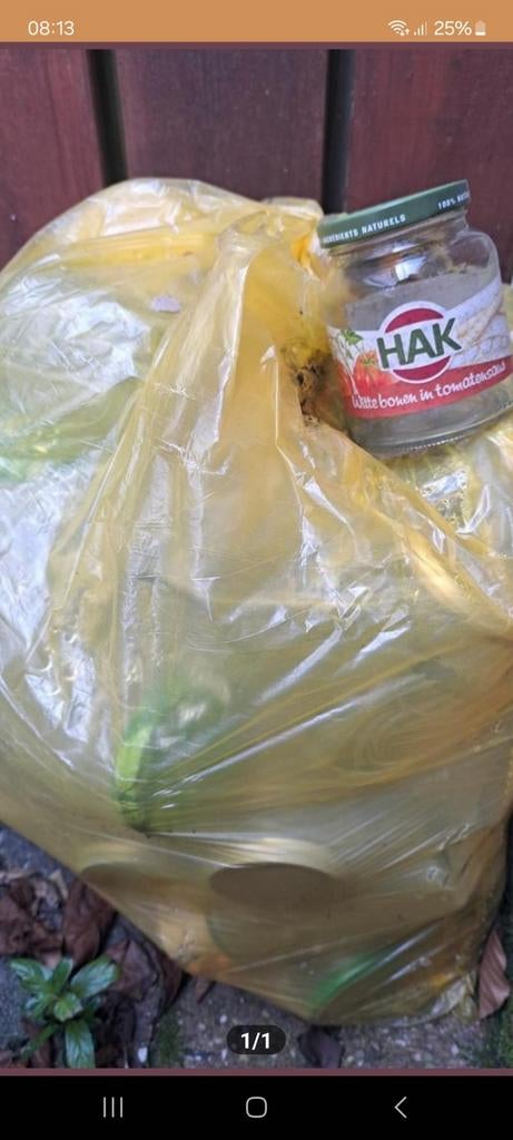 Zak met glazen potten allerlei voor inmaak/ jam, Huis en Inrichting, Keuken | Potten en Pannen, Ophalen of Verzenden, Glas, Pot, Bus of Blik