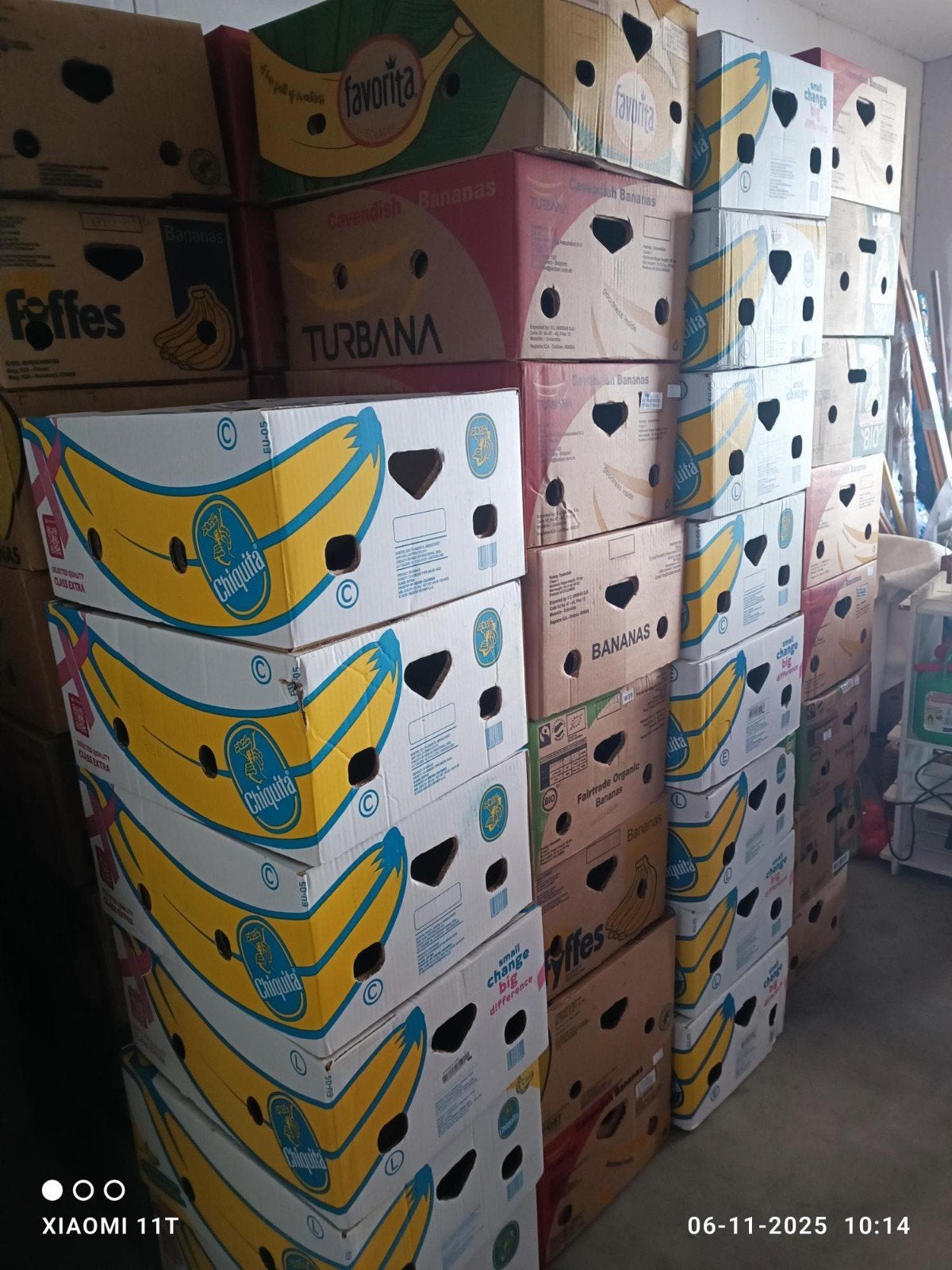 Bananendozen 12 stuks kompleet, Ophalen, Minder dan 40 cm, Doos, Minder dan 35 cm