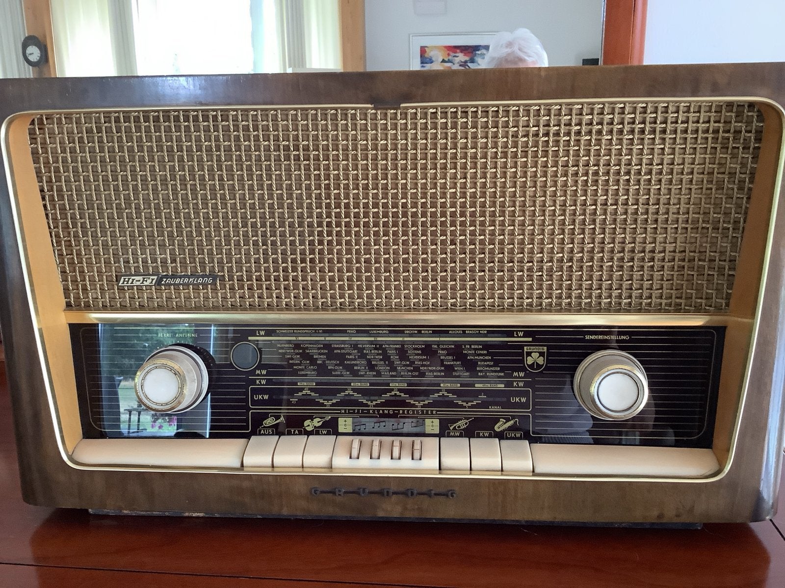 Vintage Grundig Radio Type 3028 - Hi-Fi Zauberklang, Ophalen, Gebruikt, Radio