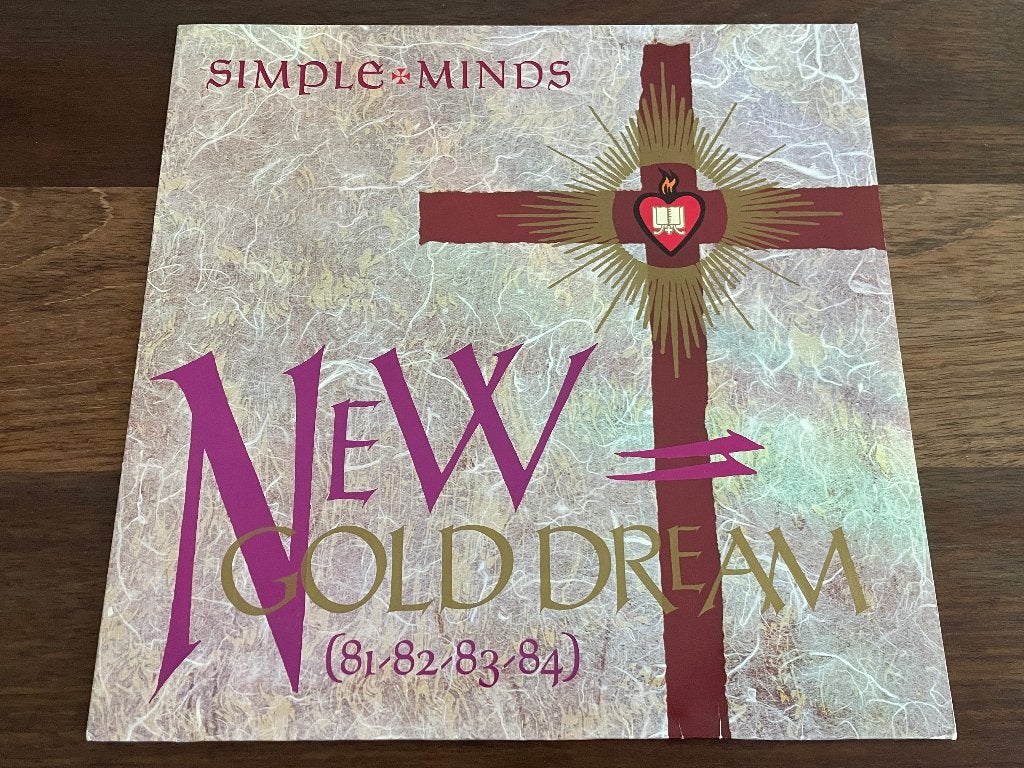 Vinyl LP Simple Minds New Gold Dream 81 82 83 84 EU 1982, LP, Gebruikt, Pop, Ophalen of Verzenden