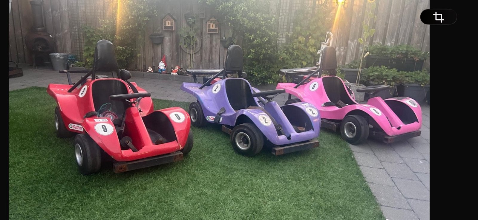 Go Karts 3x Origineel Uit Walibi Holland Pretpark !, Sport en Fitness, Karting, Ophalen, Gebruikt, Kart