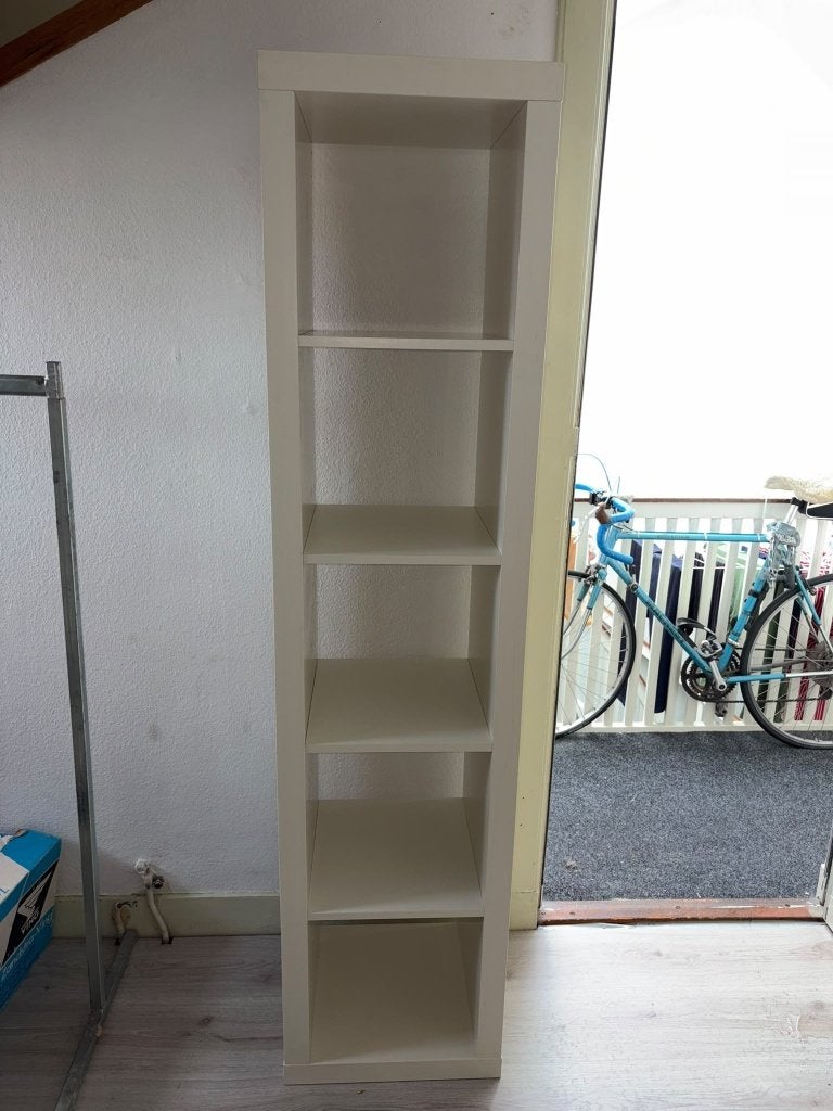 IKEA Kallax 5 vakken wit, Ophalen, Gebruikt