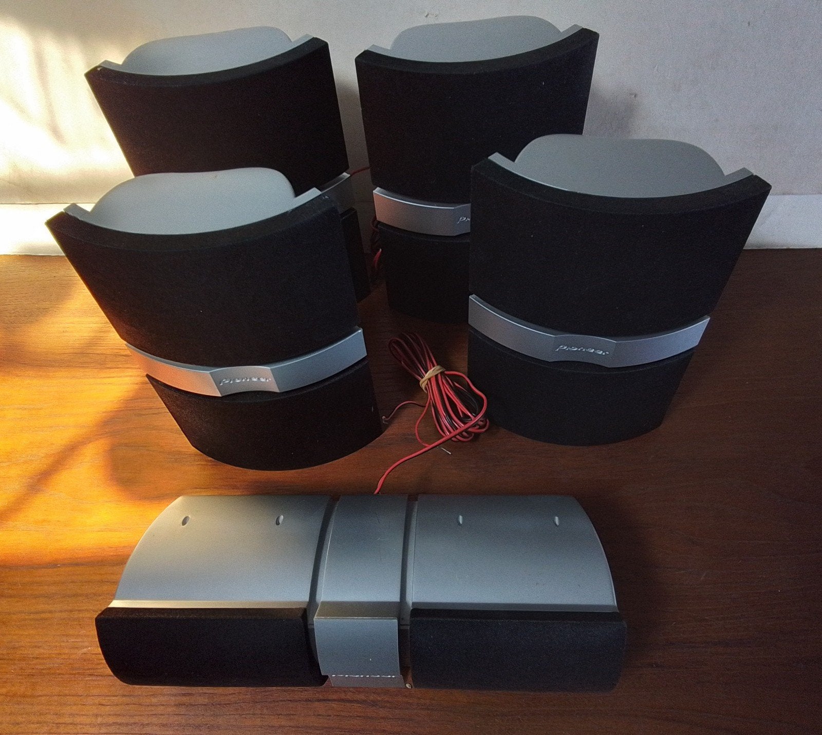Pioneer S-CR50A Surround Speakerset - 5.0, Gebruikt, Ophalen of Verzenden, 60 tot 120 watt, Pioneer