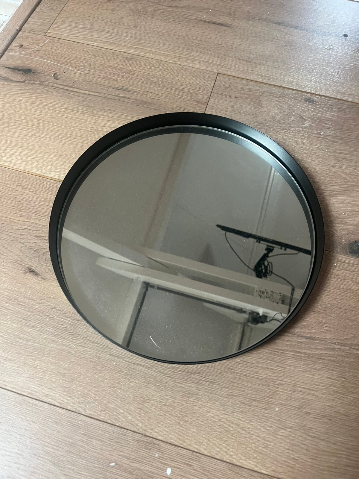Wandspiegel rond 30cm Pronto, Ophalen of Verzenden, Zo goed als nieuw, Wandklok