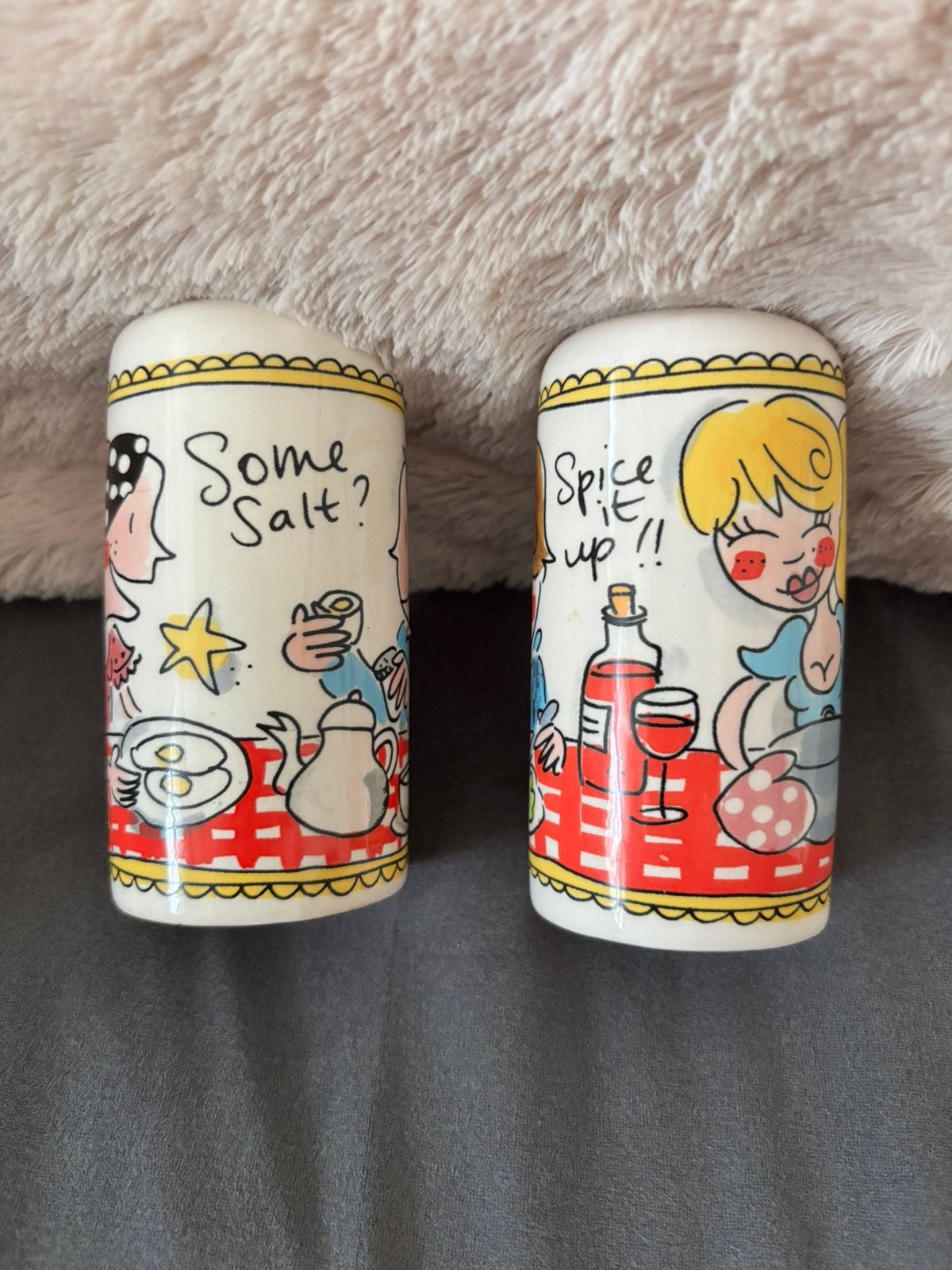 Blond peper en zout setje, Ophalen, Zo goed als nieuw, Aardewerk, Overige typen