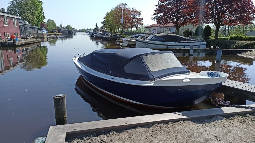Cesta Vlet 6 meter - nette stalen sloep - Vetus dieselmotor, Ophalen, 10 tot 30 pk, Gebruikt, Staal